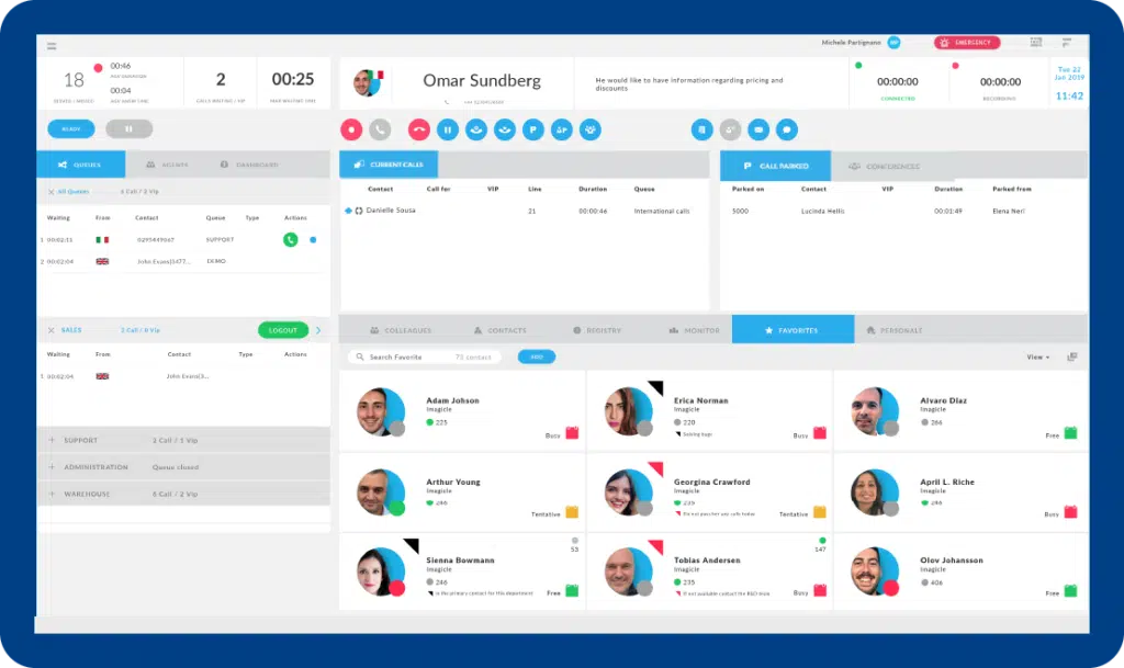 Imagicle Attendant Console for Webex Calling: the operator console that was missing.