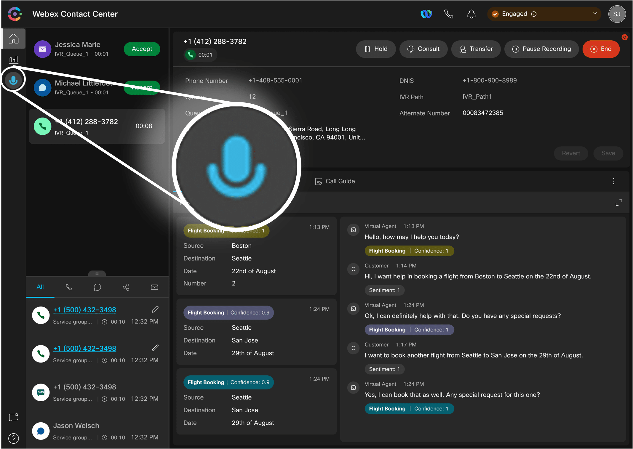 Call Recording for Webex Contact Center